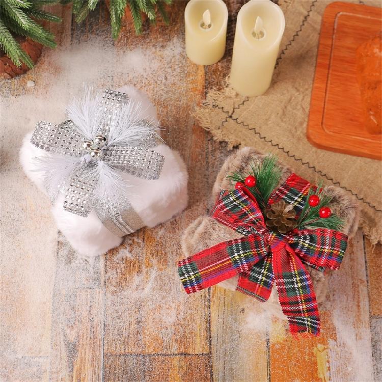 Weihnachten Miniatur Geschenkbox Schmuck Sortierte Kugeln Miniatur Geschenkbox Schmuck für Weihnachtsbaum Hängende Dekorationen