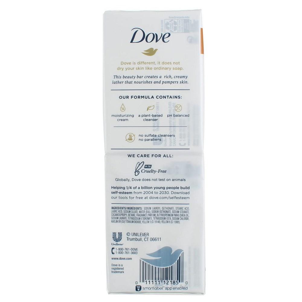 Dove Purely Pampering Shea Butter Beauty Bar Vanilla Flavor, 6 Pack, 106g, 6 Count