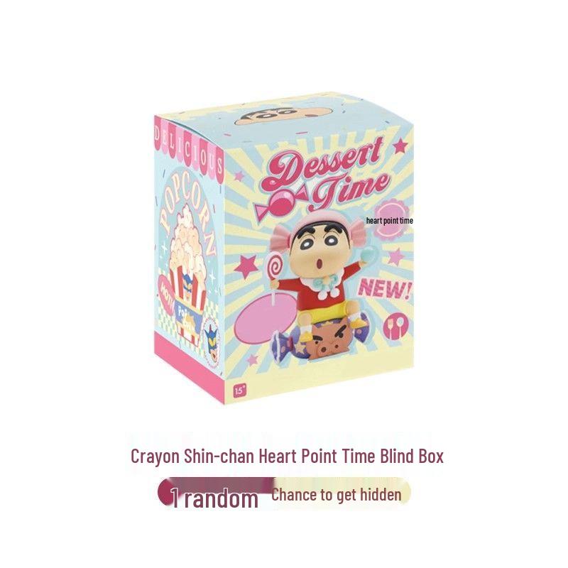 Crayon Shin-chan Snack Time Hand-painted Figure - Cake Decoration & Desk Ornament