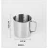Graduated Measuring Cups 500ml Espresso Mugs New Laboratory Beaker  Baking