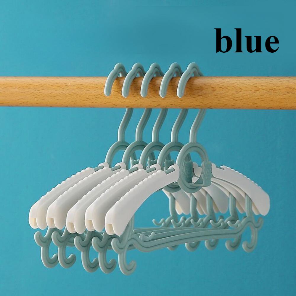 1 шт./5 шт. ПП Детская вешалка для одежды Бытовая Растягивающаяся Подставка для одежды Детская Противоскользящая Подставка для одежды Выдвижная Сушилка 1pc