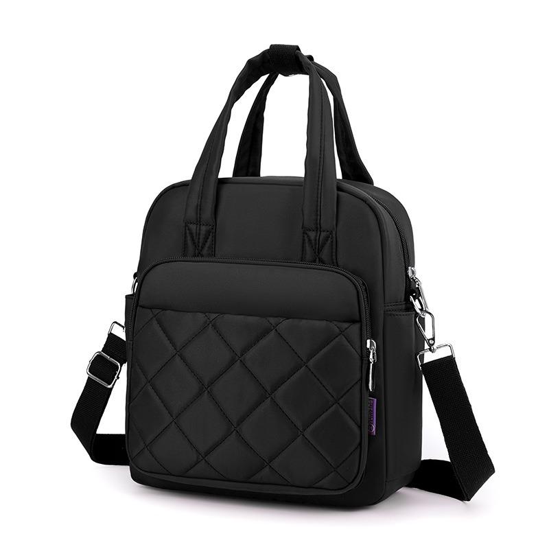 Nouveau sac à dos losange en fil brodé pour femmes, grande capacité, sac polyvalent, sac à main pour femmes, sac à dos bandoulière oblique