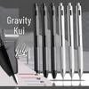 4-in-1 Multifunktionsstift: Mehrfarbiger Kugelschreiber, Druckbleistift, Gelstift mit Schwerkraft-Sensor-Technologie