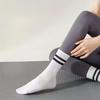 Pilates-Socken für Damen, Yoga-Socken, reine Baumwolle, rutschfeste Silikongriffe, Indoor-Sport, Fitness, Pilates, Yoga, Gymnastik, Tanzsocken