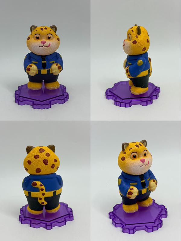 Zootopia Figurines: Sloth, Rabbit, Fox, Police Officer Dolls - 6 Styles Standing Pose Models