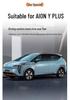 AION Y Plus 2025 Car Floor Mats: Full Coverage & Accessories