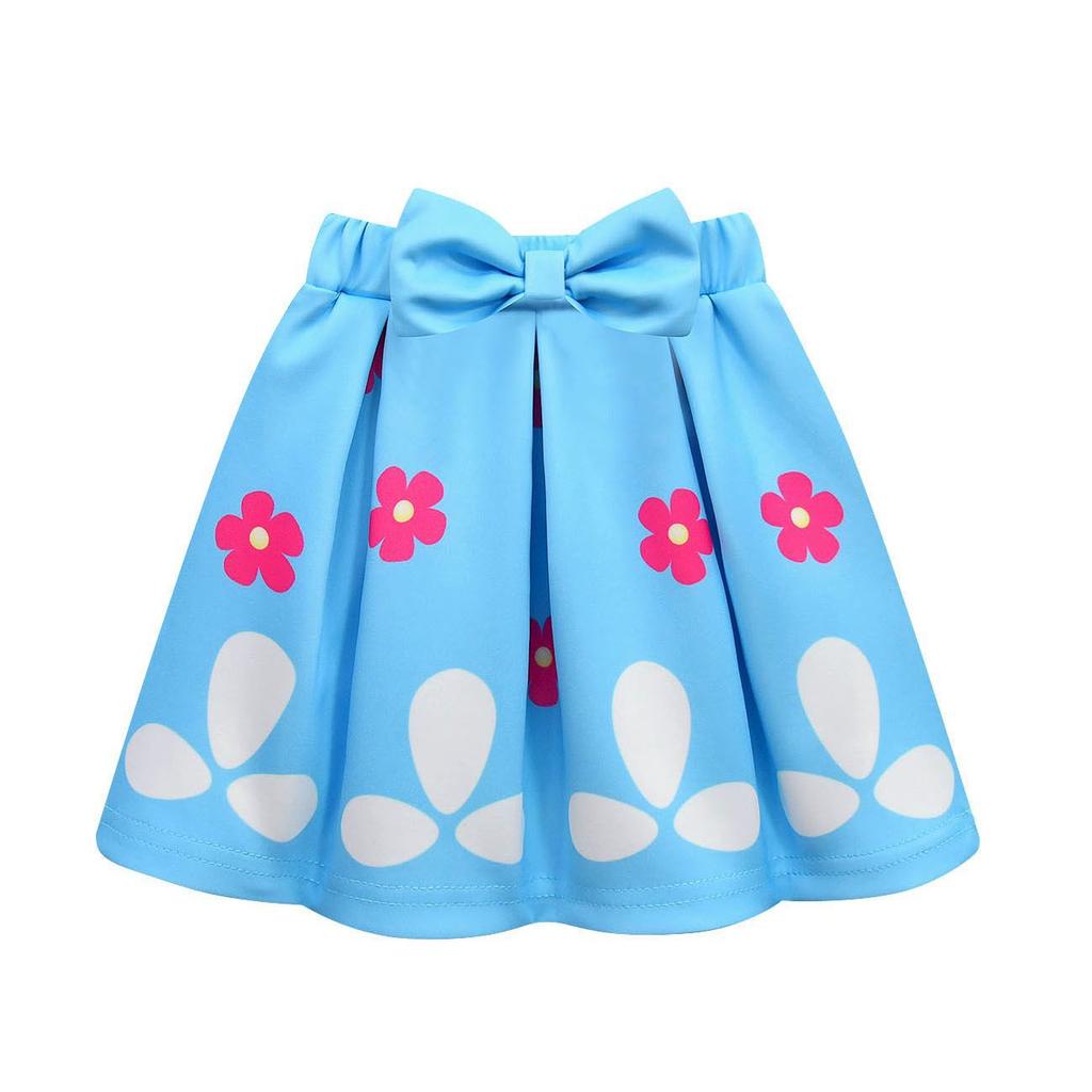 Kinderrock-Set Mode Rundhals Mädchen Süß Niedlich