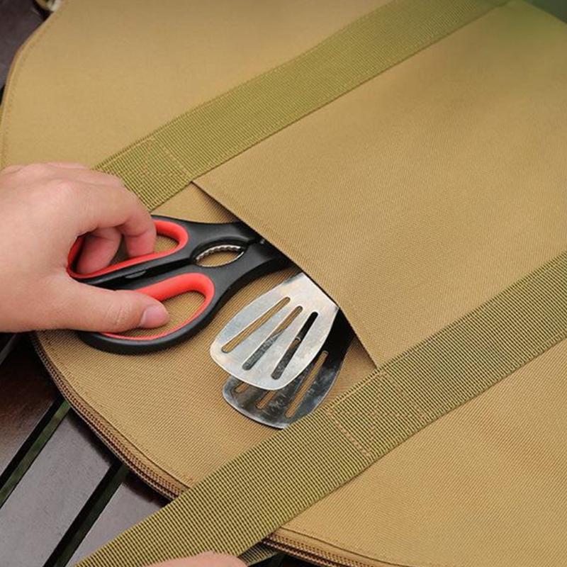 Heavy-Type Cooking Organizers Bag with Waterproofed Comfortable Handle for Camping Equipment Accessories Storage