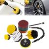 Scrubber Power 13pcs Brush Electric Drill Brush Scrub Pads Grout Drills Power