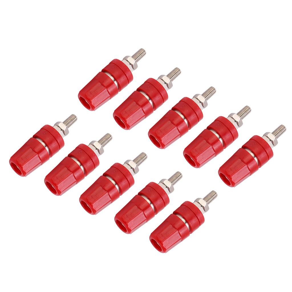 24.320 4.0mm Terminal Binding Post 24A Banana Plugs Connector for Spker Amplifier Terminal