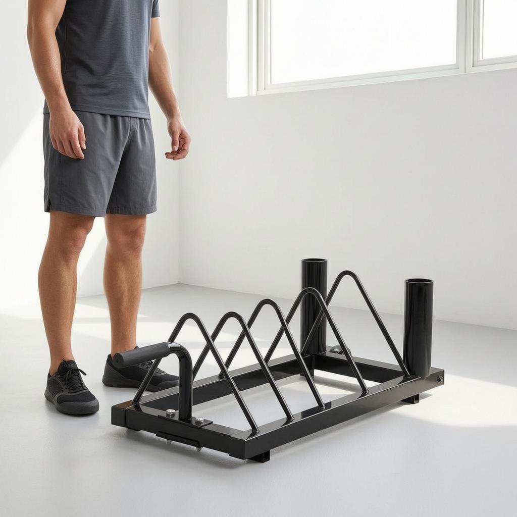 Weight Plate Holder Fused Storage Rack Metal