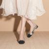 2025 autumn new French style not tired feet single shoes small fragrant style color matching bag head sandals women's fashion temperament women's sh