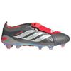 Adidas Predator Elite Fold-Over Tongue FG Finishers Steel Pack Unisex Sneakers Silver Iron-Metallic Cloud-White JS0379