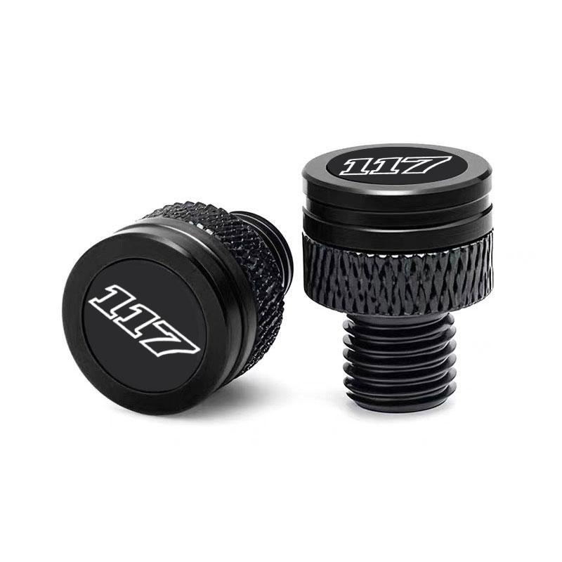 Motorcycle CNC Rearview Side Mirror Hole Cap Plug For Harley Softail Low Rider ST FXLRST FXRST Breakout Touring CVO 117