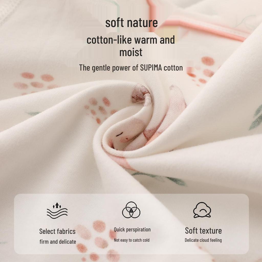 Newborn Boys & Girls 2-Piece Long Johns Set - Autumn/Winter Pajamas