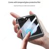 Large Screen Protector Clear Case For Samsung Galaxy Z Flip 5 Flip5 Protective Cover For Samsung Z Flip 5 ZFlip5 Flip5 Slim Case