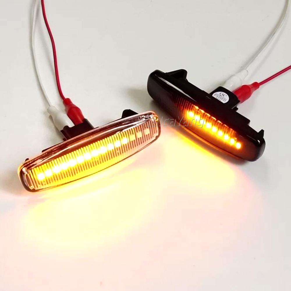 2x LED Side Marker Lights Repeater Lamp for Infiniti EX25 EX35 EX37 FX35 for Nissan Murano Skyline