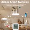 Zigbee Temperature Humidity Sensor For Smart Home LCD Screen Works With Tuya Alexa Google Home APP Smart Life Tuya Smart Yandex