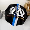 Marseille Print Automatic Umbrella, 8 Rib Iron Frame, Plastic Handle, Suitable for Outdoor Travel &Daily , Ideal Gift