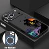 Magnetic For Magsafe Case For iPhone 17 Pro Max Creative Coconut Sunset Print Soft Silicone Phone Back Cover For iPhone 16 15 14 13 Pro Max 16e 17e