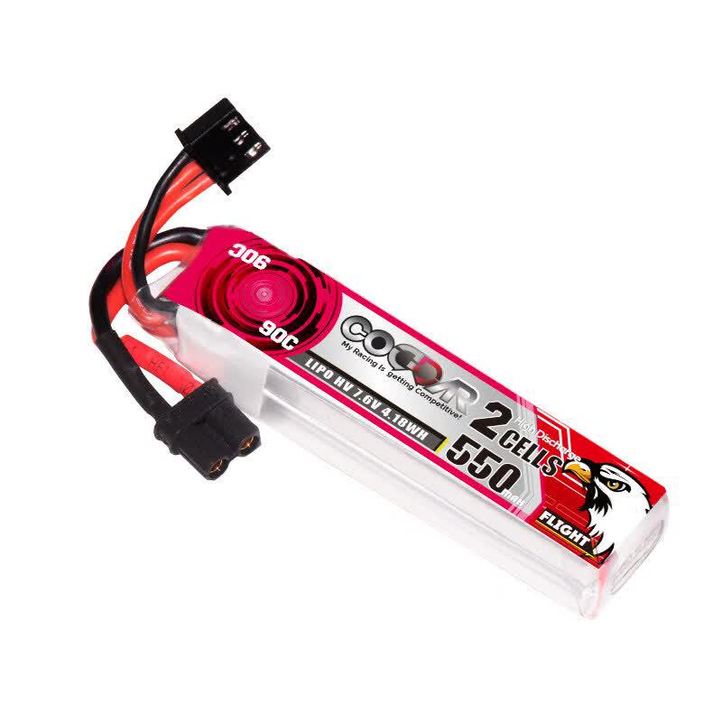 CODDAR Yingke 550mAh 90C LiHV FPV Drone Battery XT30