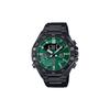 Edifice Series Classic Quartz Business Waterproof Watch Quartz Movement Stainless Steel Strap Men Watches Green ECB-10YDC-3APR