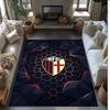 Bologna FC Soccer Football Pattern Soft Area Rug Non Slip Indoor Floor Carpet Sports Decor Mat for Bedroom