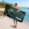 Philadelphia Eagles Personalisiertes Namens-Text Strandtuch, Weiches Saugfähiges Handtuch Strand Pool Reise Persönliches Geschenk