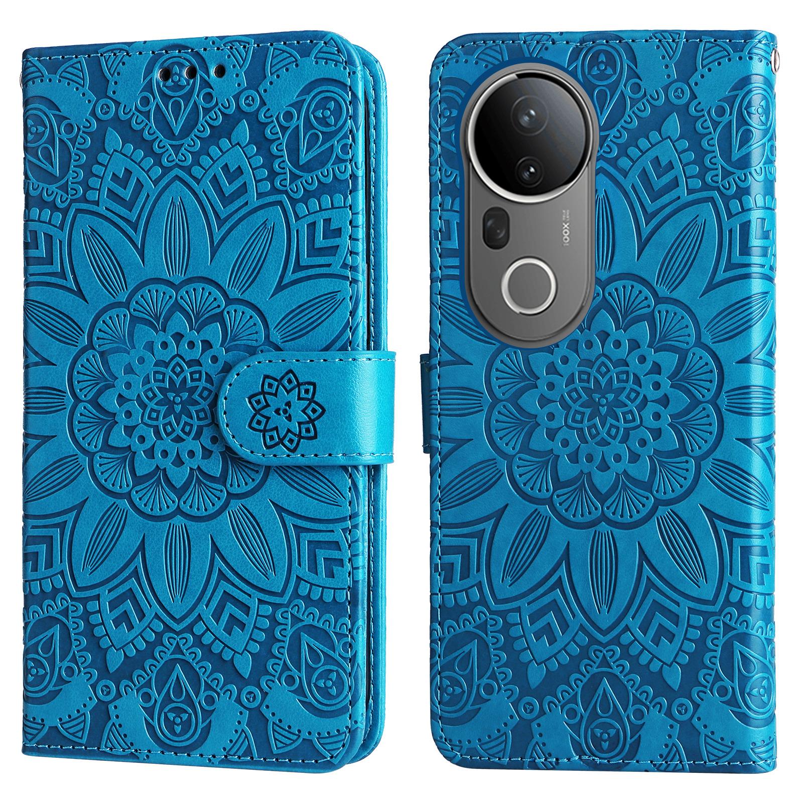 

Для vivo S20 Pro 5G Чохол Соняшник Шкіряний Гаманець Чохол для Телефона D