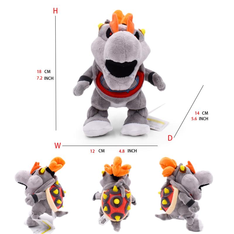 Super Mario Bros Plyšové Hračky Wonder Bowser Jr Meowser Lemmy Iggy Bowser Anime Vypchaté Kreslené Peluche Bábiky Detské Darčeky