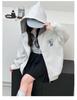 Girls' 2026 Spring/Autumn Hooded Jacket - Stylish, Fashionable, Casual Top for Older Children