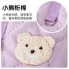 Pet Clothing Autumn Winter Minimalist Teddy Bear Quilted Cotton Thickened Dog Vest Cute Teddy Bear Small Dog Pet Clothing