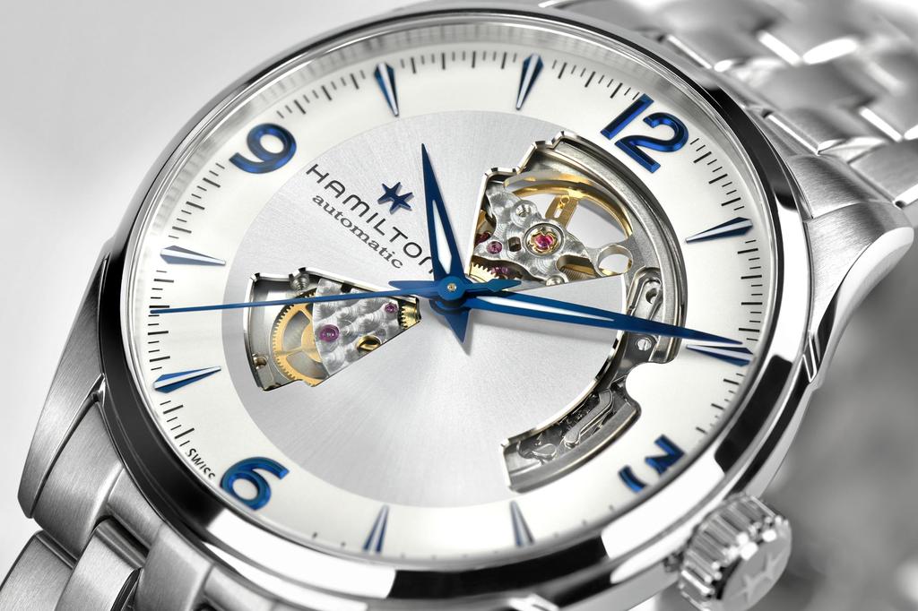 HAMILTON Uhr Originalgarantie Jazzmaster Open Heart Mechanisch Automatischer Aufzug H32705152 Importiert [Hamilton] Herren [Reguläres Produkt]