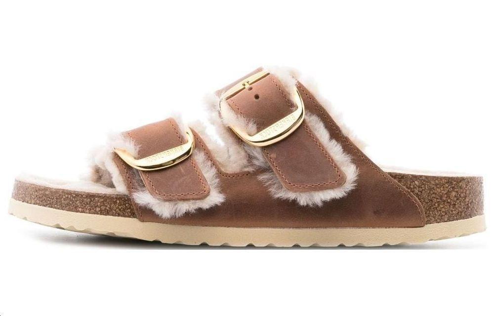 Кожаные сандалии Birkenstock Arizona с пряжками Женские 1025441 36