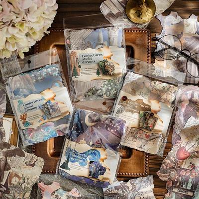Mu Ran Dreamy Retro Artistic Notebook Decorative Stickers Pack