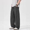 Straight Casual Pants Men's Summer New Simple and Versatile Solid Color Loose Trousers Trendy Wide-leg Trousers Trendy