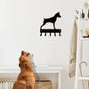Iron Key Holder Wall Mounted for Keys Towels Coats Miniature Pinscher Dog Breed
