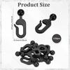150-Piece Rustproof Plastic Hooks for Mosquito Nets, Gazebos, and Curtains, Ideal for Home Use