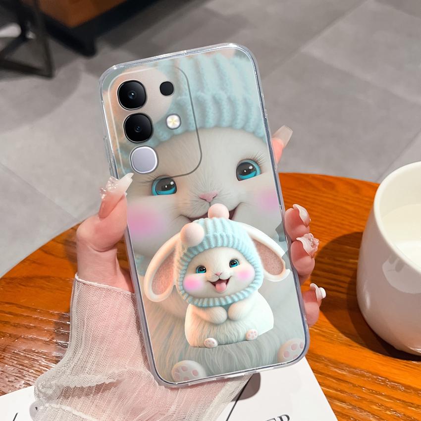 Dla Vivo Y29 Y29s Y28 Y27 Y22 Y21a Y21e Y20a Y20i Przezroczyste Etui na Telefon TPU Tajemniczy Orientalny Wzór Smoka Miękkie Silikonowe Antypoślizgowe Etui Dla Vivo Shell