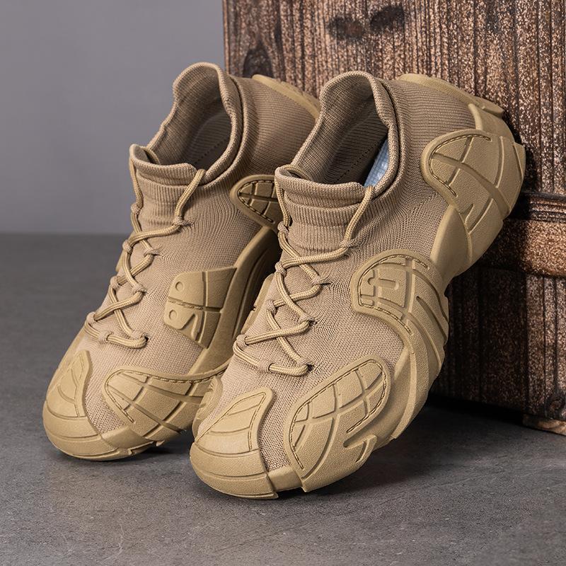 Sports shoes men's versatile summer new octopus coconut platform fly-woven casual shoes large size men's shoes