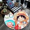 One Piece,Round Area Rug,Carpet Rug for Living Room Bedroom Sofa Playroom Decor,Non-slip Floor Mat