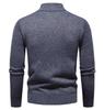 Herren 2025 Herbst/Winter Halb-Reißverschluss Freizeit Pullover Pullover mit Samtstrick