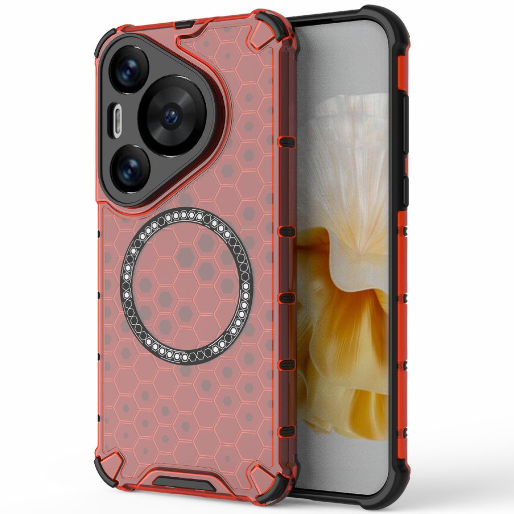 For Huawei Pura 70 Pro/70 Pro+ Honeycomb Case Slim TPU+PC Phone Cover Magnetic Case