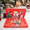 2025 Weihnachts-Countdown-Kalender 24 Stück Sammel-Weihnachts-Adventskalender Strumpffüller Weihnachts-Geschenkbox für Jungen Mädchen