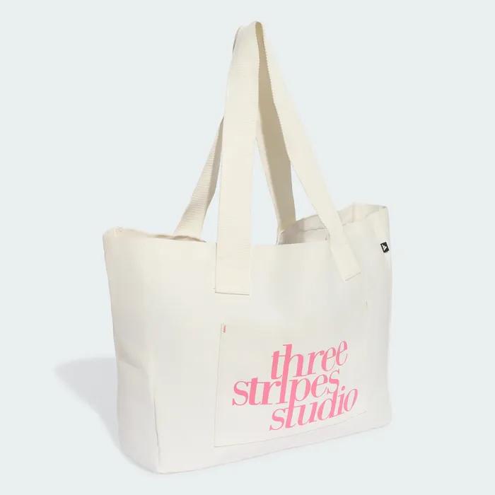 3 Stripe Studio Canvas Tote Bag KX7876