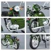 1/10 Scale Czechoslovakia Jawa250 Motorcycle Alloy Diecast Car Model Sound & Light Autocycle Indoor Desktop Exquisite Ornaments Gifts