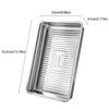 Stainless Steel Food Storage Tray with Plastic Lid Dumplings Box Prep Meal Tray  Refrigerator