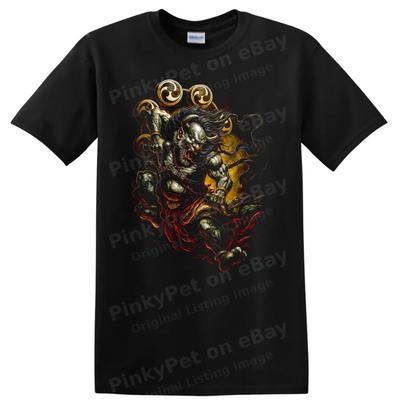 Japanese Style Warrior Graphic T Shirt Fierce Design for Men Women Cool Tee