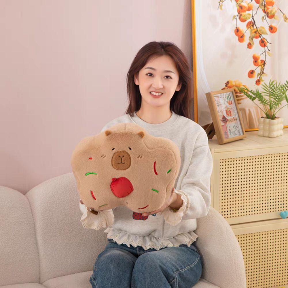 Biscuit Capybara Plush Toy PP Cotton Stuffed Animals Soft Doll  Home Decor