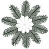 Decoratieve Nepbladeren Palm Kunstblad Takken voor Pot Tropische Groene Stengels Vaas Plant